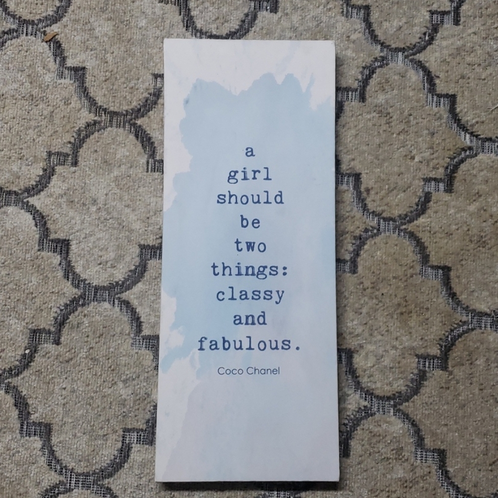 Coco Chanel Wall Decor